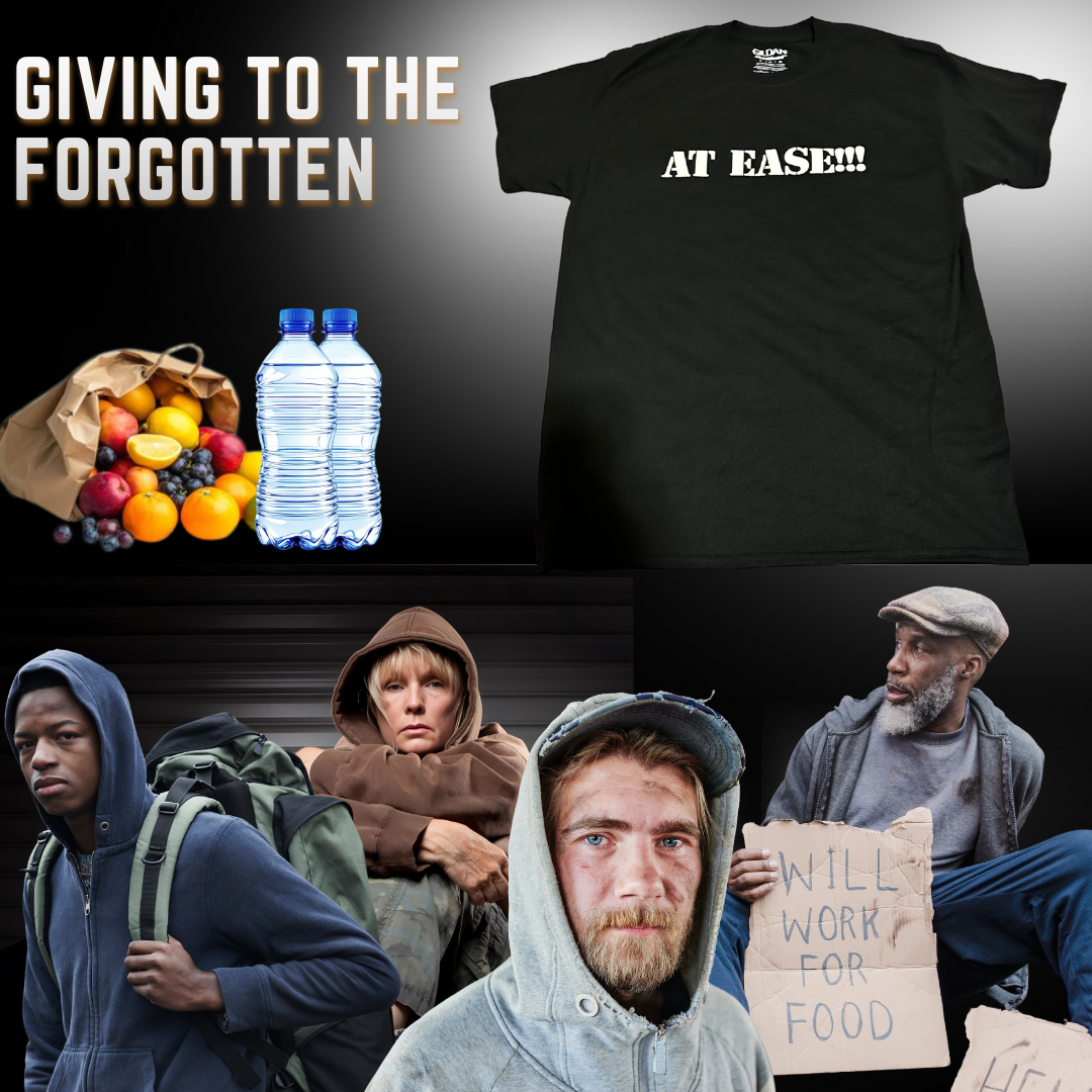 Final Stock "At Ease" Tees - Free Shipping {Giving to The Forgotten}